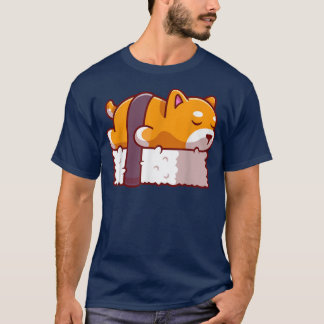 Funny Sushi and Ramen Shiba Inu Kawaii Otaku Anime T-Shirt