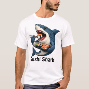 Funny Sushi Shark T-Shirt