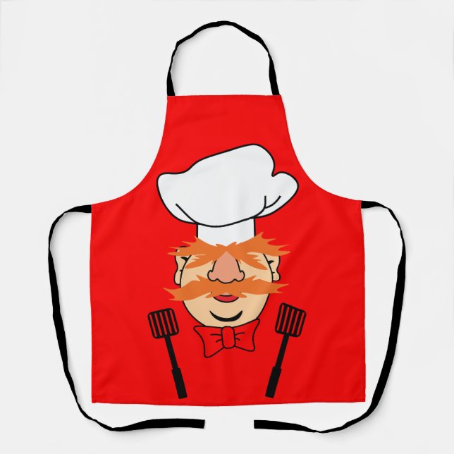 Funny Swedish Chef Apron (Front)