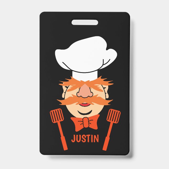 Funny Swedish Chef ID Badge (Front)