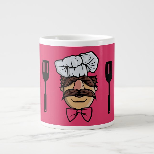 Funny Swedish Chef Large Coffee Mug (Front)