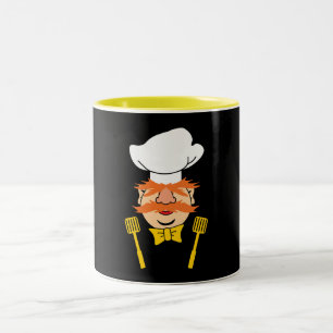 Funny Swedish Chef Two-Tone Coffee Mug