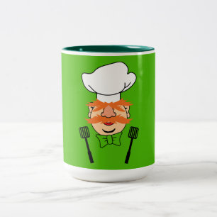 Funny Swedish Chef Two-Tone Coffee Mug