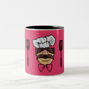 Funny Swedish Chef Two-Tone Coffee Mug