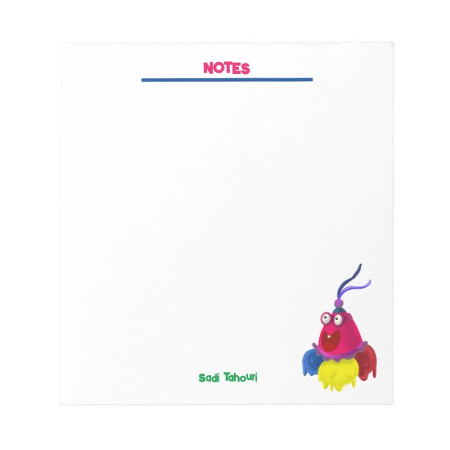 funny sweet notepad (Front)