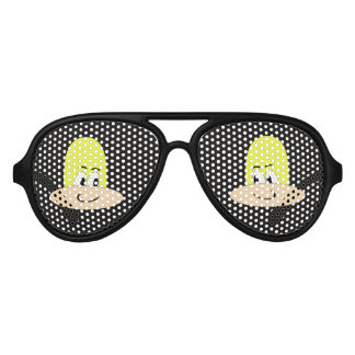 Funny Sweety Cartoon Character Aviator Sunglasses