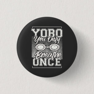 Funny Swimming 3 Cm Round Badge
