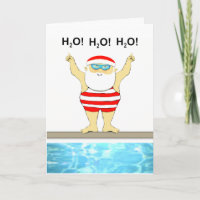Funny Swimming Christmas