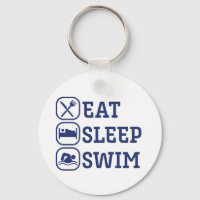 Funny Swimming Eat Sleep Swim