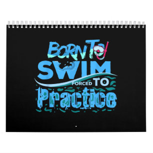 Funny Swimming Gift A Swimmer Calendar
