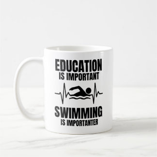 Funny Swimming Gift for Swimmer and Swim Coffee Mug