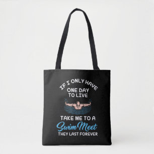 Funny Swimming Gifts Tote Bag