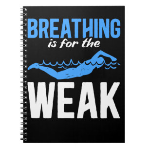 Funny Swimming Humour Swimmer Notebook