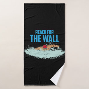 Funny Swimming Quote Swimmer Gift Bath Towel