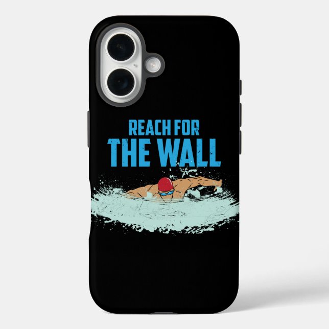 Funny Swimming Quote Swimmer Gift Case-Mate iPhone Case (Back)