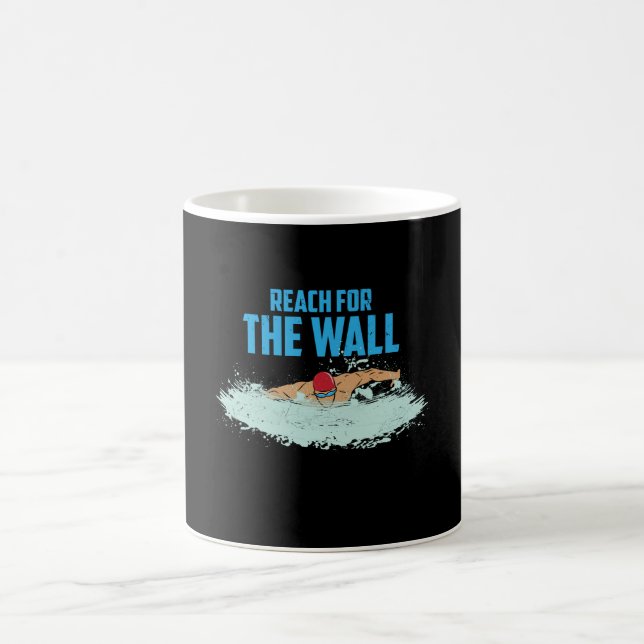 Funny Swimming Quote Swimmer Gift Coffee Mug (Center)