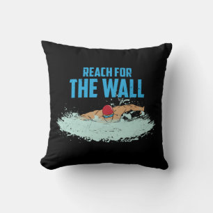 Funny Swimming Quote Swimmer Gift Cushion