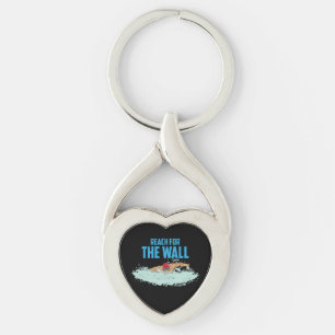 Funny Swimming Quote Swimmer Gift Key Ring