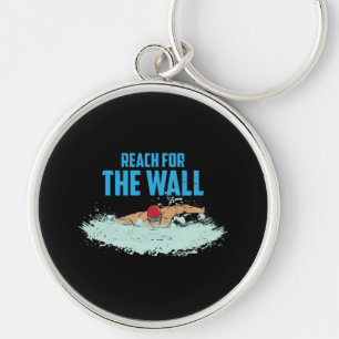 Funny Swimming Quote Swimmer Gift Key Ring