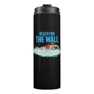 Funny Swimming Quote Swimmer Gift Thermal Tumbler