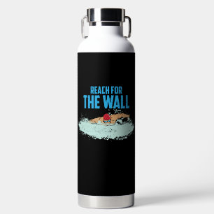 Funny Swimming Quote Swimmer Gift Water Bottle