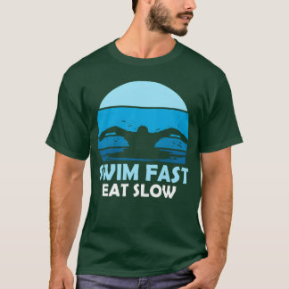 Funny Swimming Retro Sport Athlete Swimmer family T-Shirt