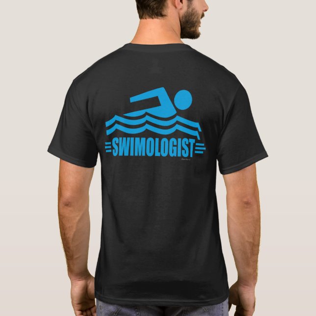 Funny Swimming T-Shirt (Back)