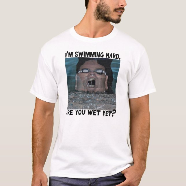 Funny Swimming T-Shirt (Front)