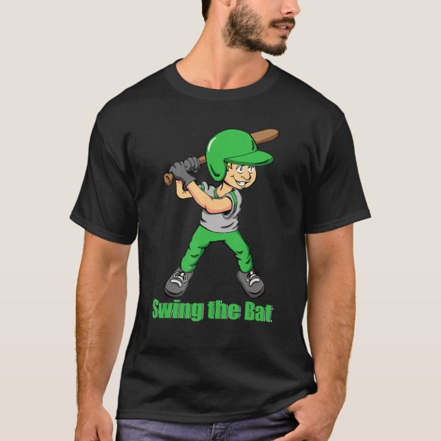 Funny Swing The Bat T-Shirt (Front)