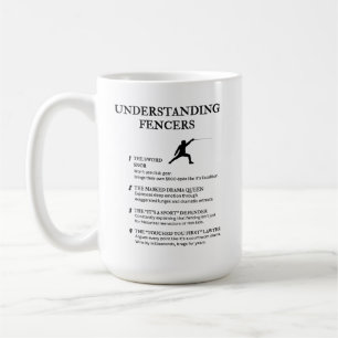 Funny Swordplay Humour for Fencing Fans Coffee Mug