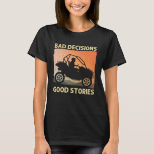 Funny SxS Art for Men Women SxS UTV Offroading Sid T-Shirt
