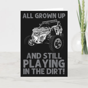 Funny Sxs Design For Men Women Offroading Utv Side Card