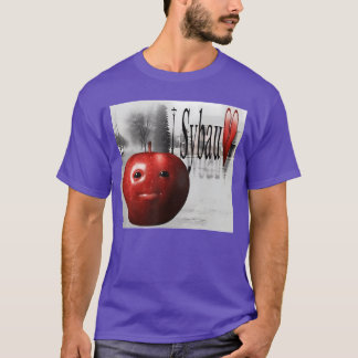 Funny SYBAU Silly AI Apple gen z Meme BrainRot Hum T-Shirt