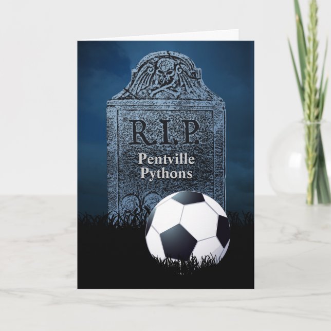 Funny Sympathy Card for Opponents Soccer Team (Front)