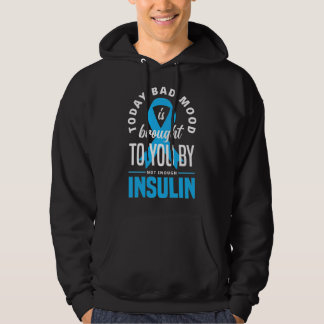 Funny T1D Warrior T2D Warrior Diabetes Awareness Hoodie