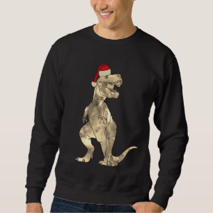 Funny T-Rex Christmas Dinosaur Sweatshirt