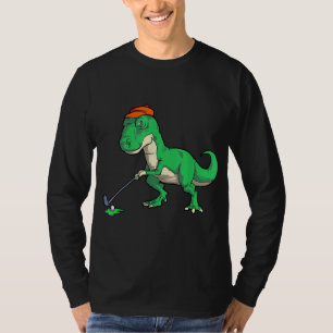 Funny T Rex Dinosaur Golf Gifts for Men Golfer T-Shirt