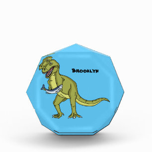Funny T rex dinosaur illustration Photo Block