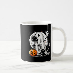 Funny T-rex Ghost Dinosaur Halloween Costume Tyran Coffee Mug