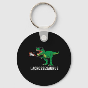 Funny T Rex Lacrosse Dinosaur Lax Boys Lacrosse Te Key Ring