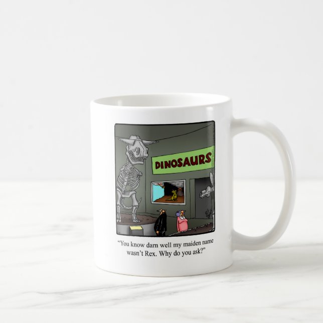 Funny "T-Rex" Marriage Humour Mug Gift (Right)
