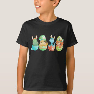 Funny T Rex Rabbit Dinosaur Easter Bunny Egg Costu T-Shirt