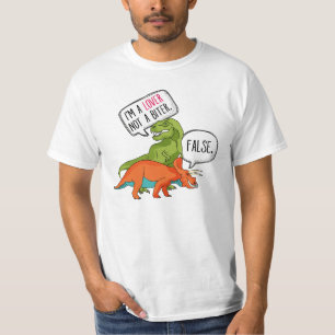 Funny T-Rex Shirt Dinosaur Triceratops I'm a Lover
