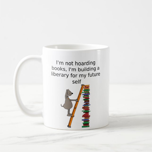  Funny T-Shirt – A Must-Have for Bibliophiles Coffee Mug (Left)