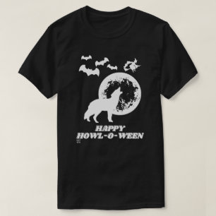 funny t-shirt "HAPPY HOWL-O-WEEN 2"