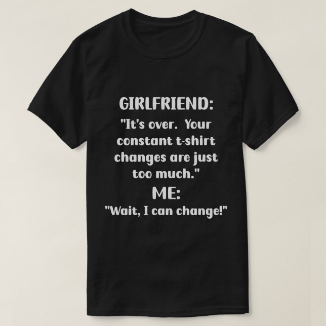 Funny T-Shirt Lover Joke (Design Front)