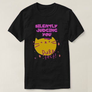 funny t-shirt  "PURR FECT"