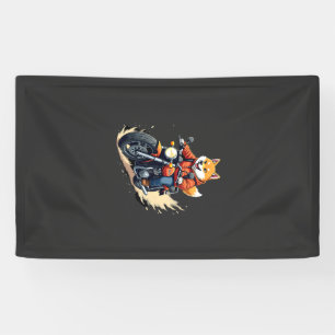 Funny T-Shirt, Shiba Inu, Motorcycle, Dog, Puppet, Banner