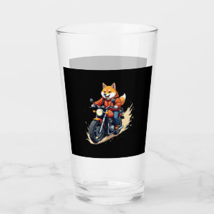 Funny T-Shirt, Shiba Inu, Motorcycle, Dog, Puppet, Glass