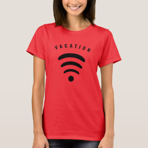 Funny T-Shirt Vacation - Custom Text